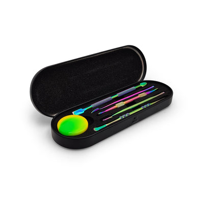 High Society | Dabber's 5 Piece Tool Kit w/ Silicone Oil Jar - Headshop.com