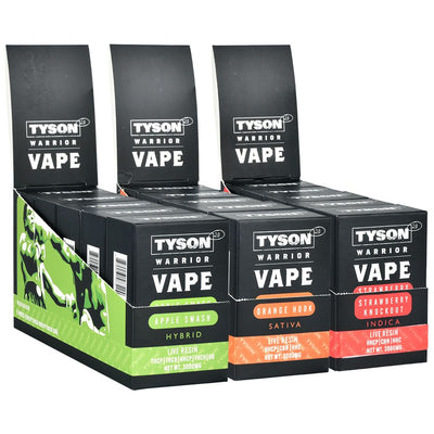 TYSON 2.0 Warrior Live Resin Disposable Vape | 3g | 5ct Display - Headshop.com