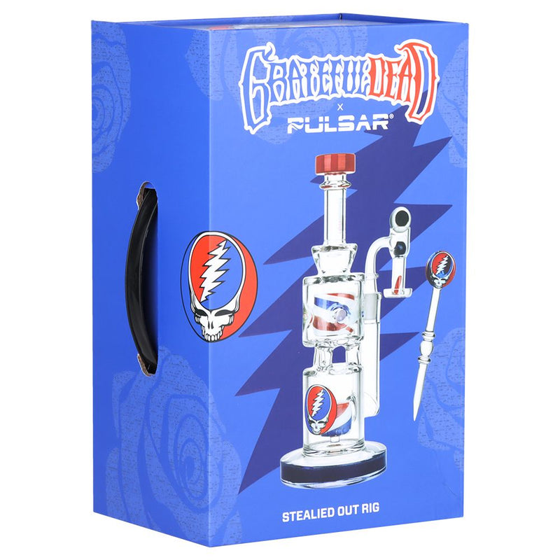 Grateful Dead x Pulsar Stealied Out Dab Rig Set - 9" / 14mm F