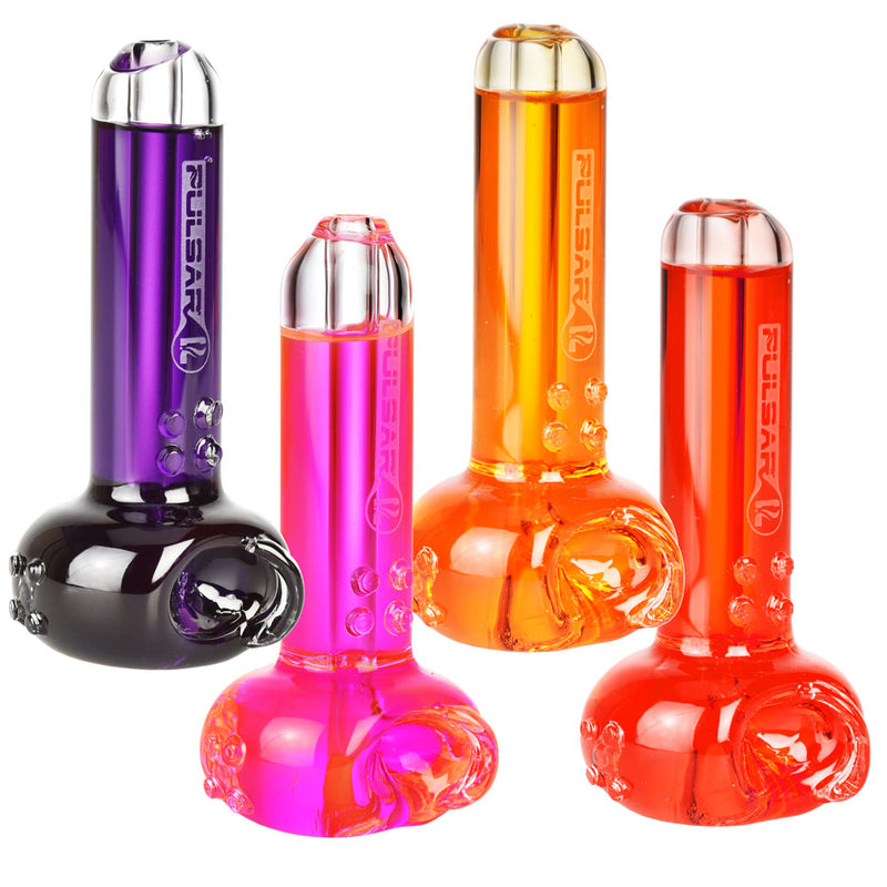 Pulsar Glycerin Series Freezable Spoon Bowl Hand Pipe - 4"/Colors Vary - Headshop.com