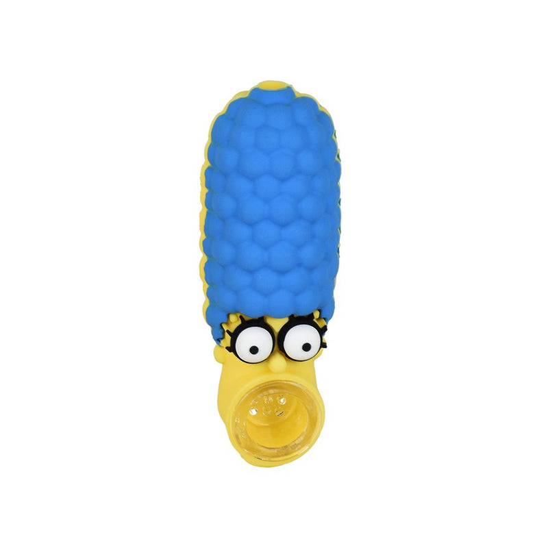 Marge Simpson Hair Lady Silicone Hand Pipe - 3.5"