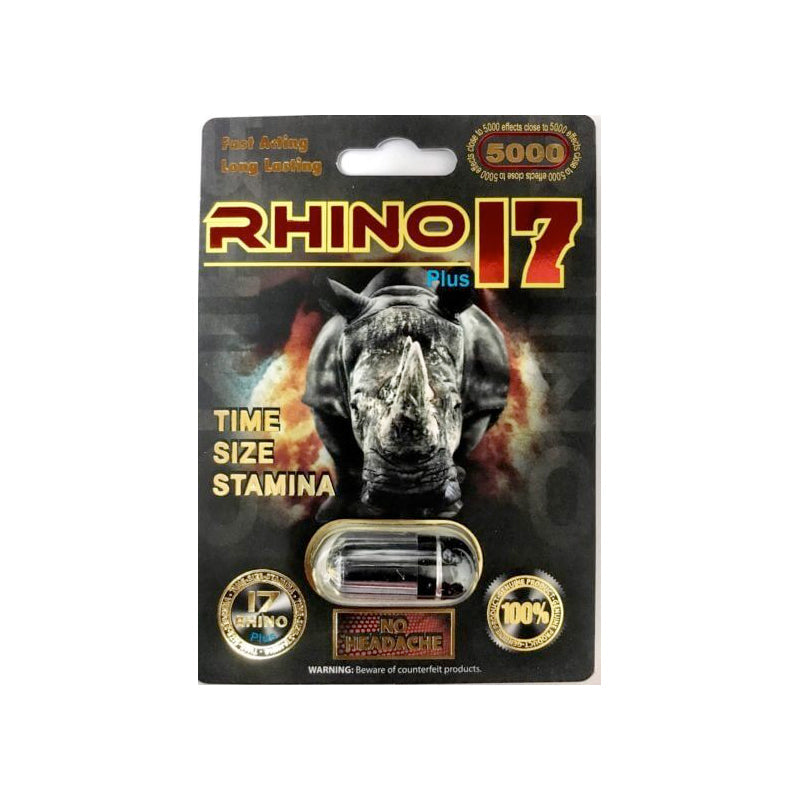 Rhino 17 5000 Plus 1ct Capsule