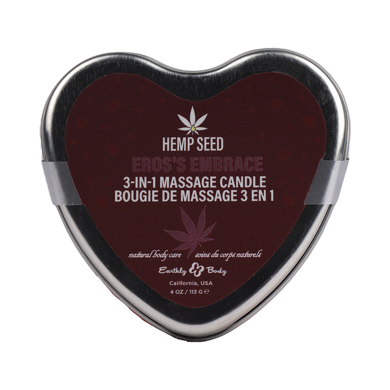 Earthly Body Hemp Seed 3-in-1 Valentines Day Candle Eros&