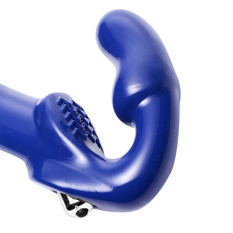 Strap U Revolver II Strapless Strap On Dildo (Blue)