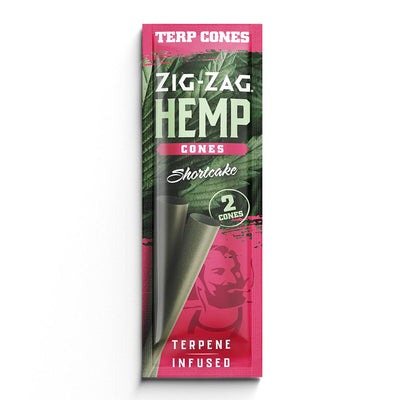 Zig Zag Terpene Infused Pre-Rolled Cones | 2pk | 15pc Display - Headshop.com