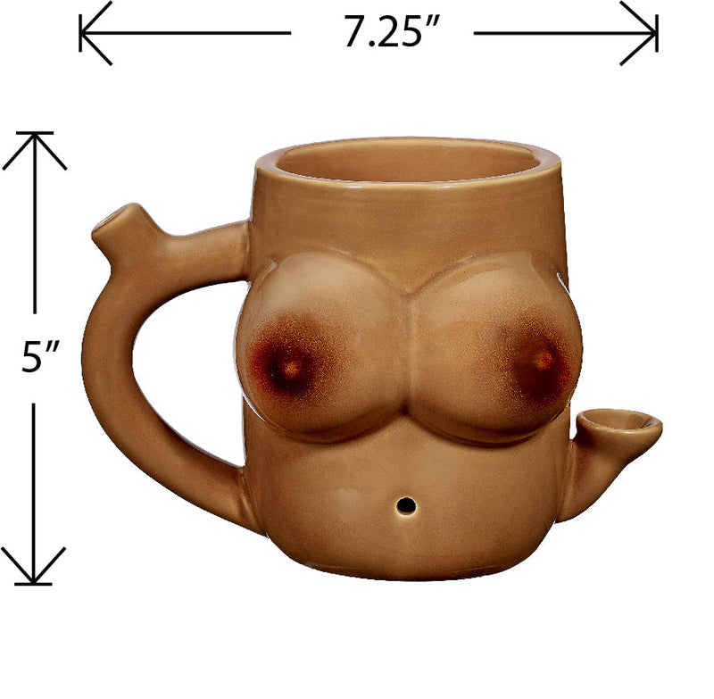 Boob pipe mug - People of color - Headshop.com