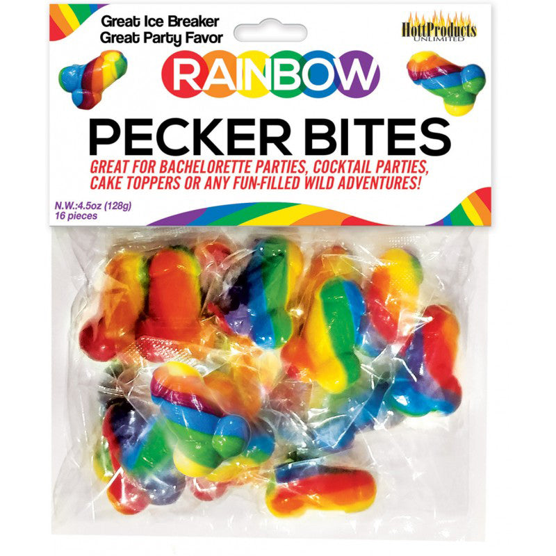 Rainbow Pecker Bites 16ct