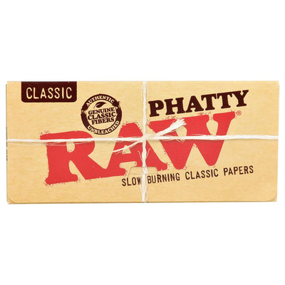 24PK DISPLAY - RAW Classic Rolling Papers - Phatty / 32pc - Headshop.com