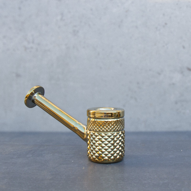 Jane West Twenties Collection Hand Pipe | Gold - Headshop.com