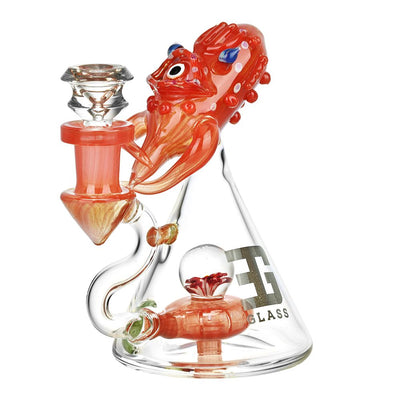 EG Glass Squid Glass Water Pipe - 6" / 14mm F - Headshop.com