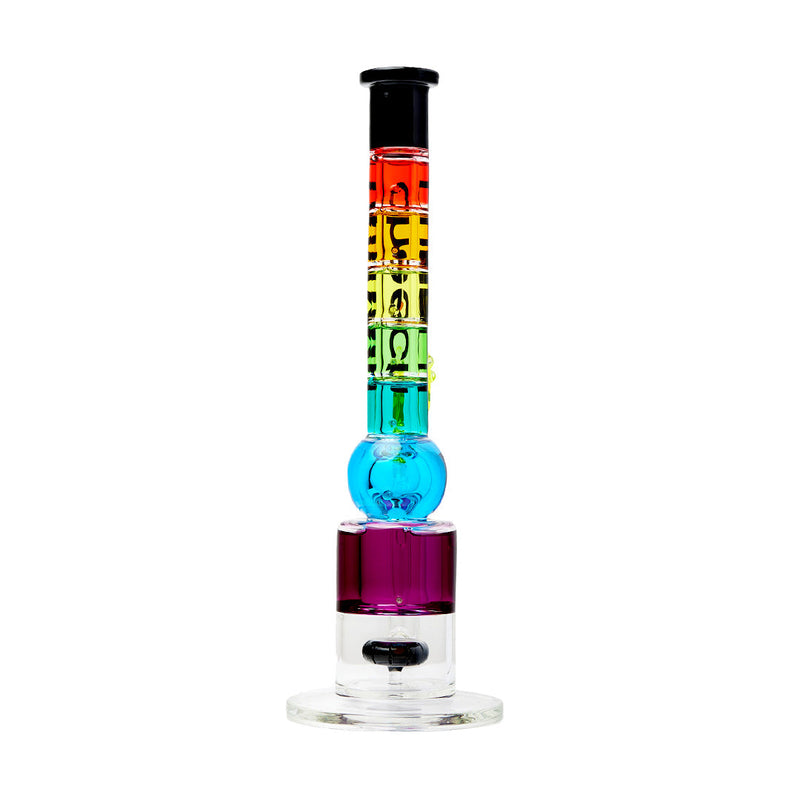 Cheech Glass 18" Rainbow Glycerin Water Pipe - Headshop.com