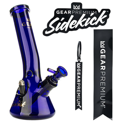 Gear Premium Sidekick Laid Back Glass Beaker Water Pipe | 12"