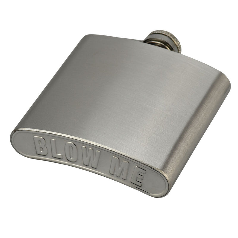 Stainless Steel Flask - 6oz - Headshop.com