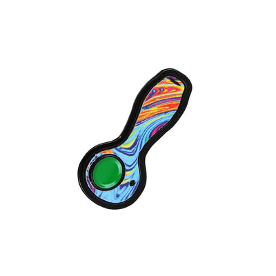 Wood Rocket Soft Enamel Lapel Pin - Swirly Pipe