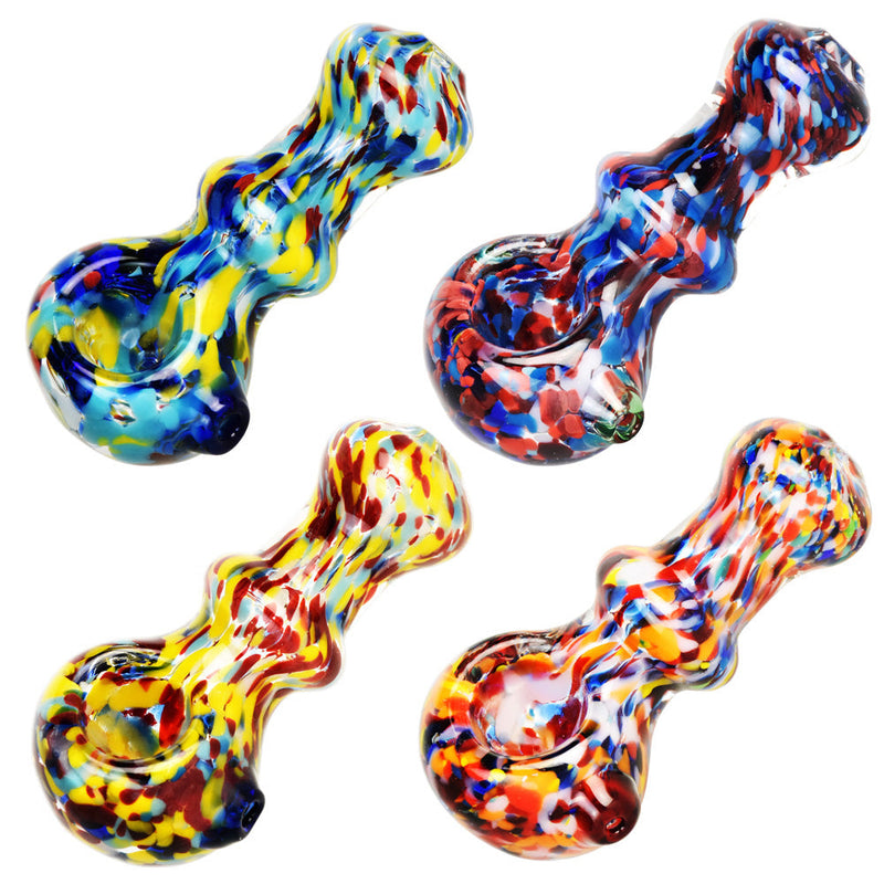 Rainbow Blast Fancy Spoon Pipe - 3.25" / Colors Vary - Headshop.com