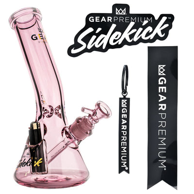 Gear Premium Sidekick Laid Back Glass Beaker Water Pipe | 12"