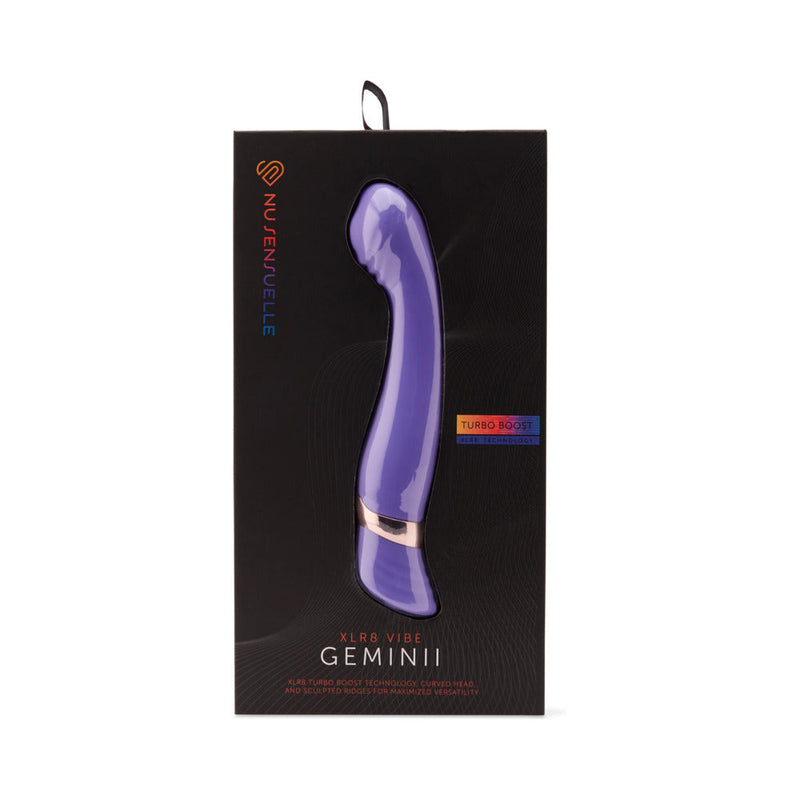 Nu Sensuelle Geminii Xlr8 14 Func Double Motor Vibe - Ultra Violet