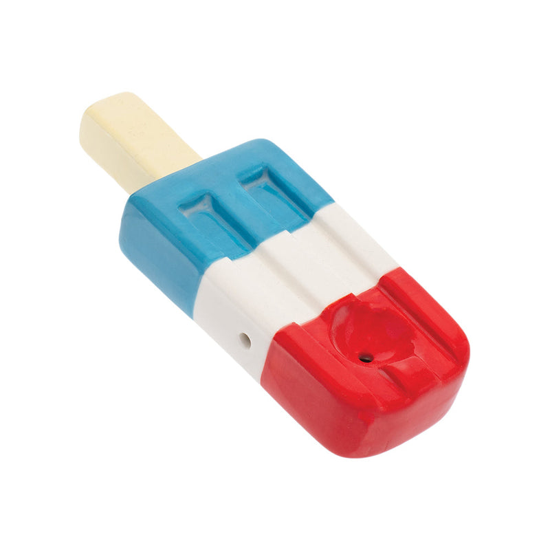 Wacky Bowlz Popsicle Ceramic Hand Pipe - 4.5" - Headshop.com