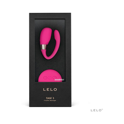 LELO TIANI 3 Rechargeable Dual Stimulation Couples Vibrator With Remote Cerise