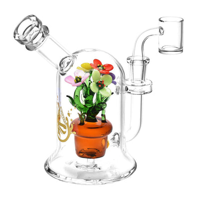 Pulsar Pretty Flowers Dab Rig - 6.5" / 14mm F - Headshop.com