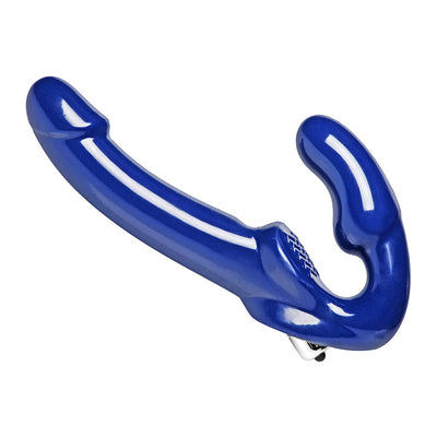 Strap U Revolver II Strapless Strap On Dildo (Blue)