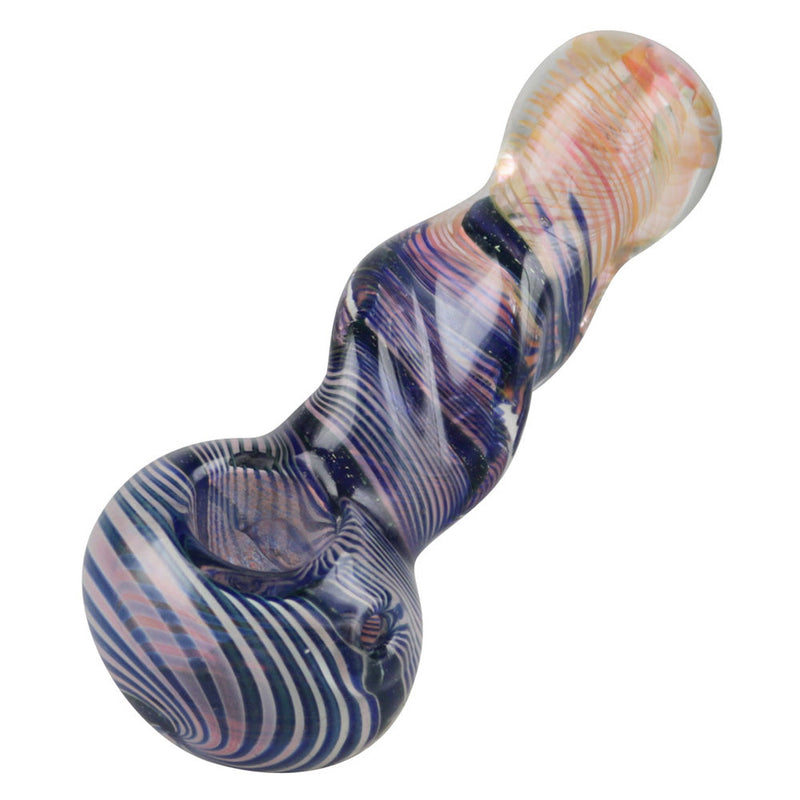 Gold Fumed Inside Out Hand Pipe - 3.5" - Headshop.com