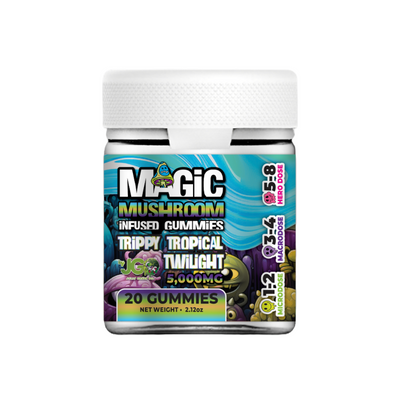 JGO Magic Mushroom Gummies, 5000 mg, 20 ct - Headshop.com