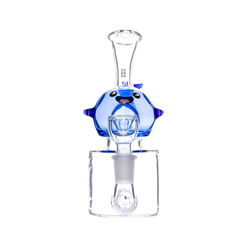 Hemper Blue Whale Glass Water Pipe - 6.25" / 14mm F - Headshop.com