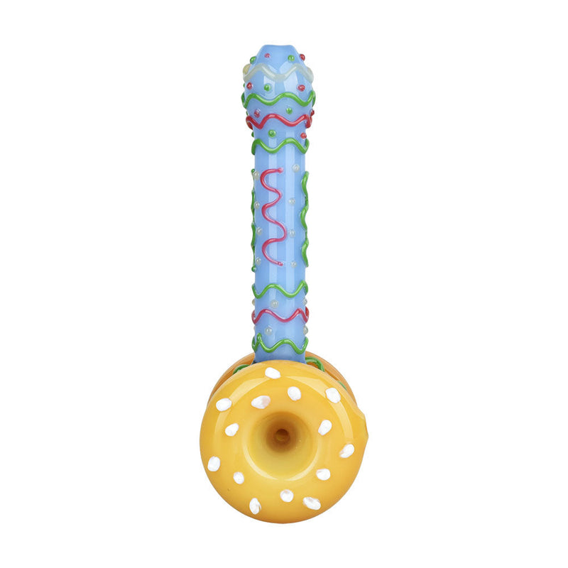 Snack Attack Cheeseburger Hand Pipe - 5.75" / Colors Vary - Headshop.com