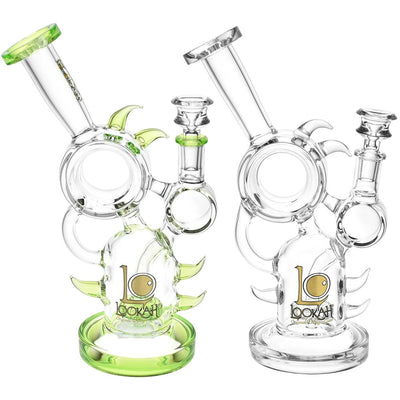 Lookah Glass Hedgehog Recycler Water Pipe | 9.75" | 14mm F - Headshop.com