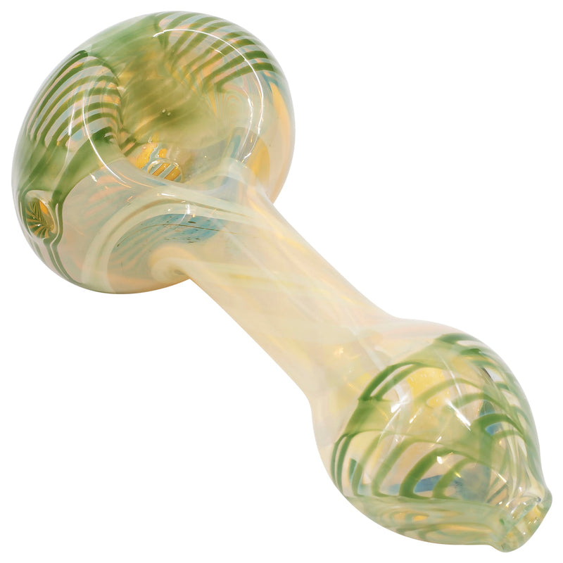 LA Pipes Twisty Cane Spoon Glass Pipe (Various Colors) - Headshop.com