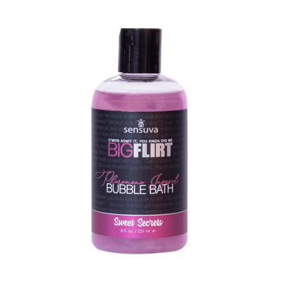 Sensuva Big Flirt Pheromone-Infused Bubble Bath Sweet Secrets 8 oz. - Headshop.com