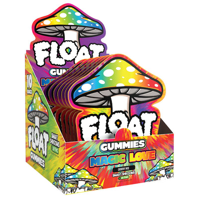 Float D9 Smart Shroom Gummies | 10pc | 100mg | 10pc Display - Headshop.com