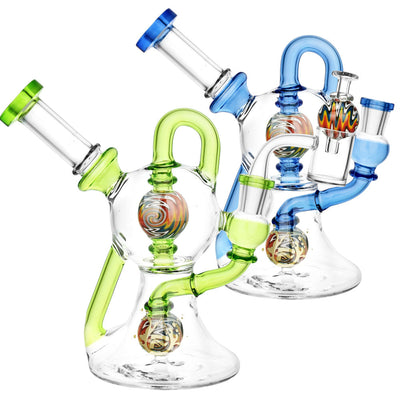 Pulsar Top Down Recycler Kit w/ Ball Cap | 7" | 14mm F - Headshop.com