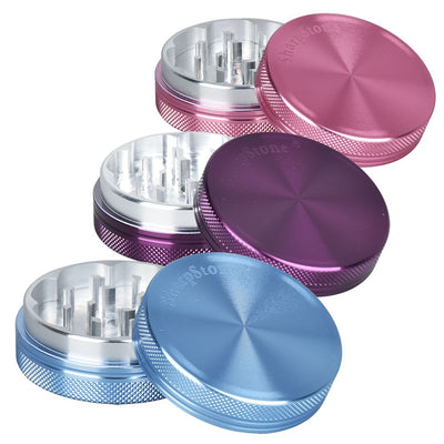 SharpStone Solid Top Metal Grinder | 2pc | 2.2" - Headshop.com