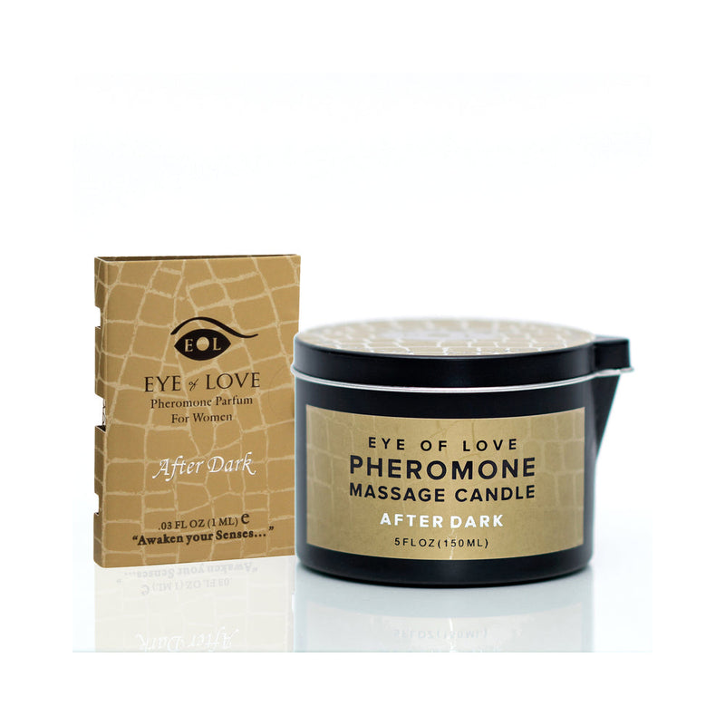 Eye of Love After Dark Attract Him Pheromone Massage Candle - Headshop.com