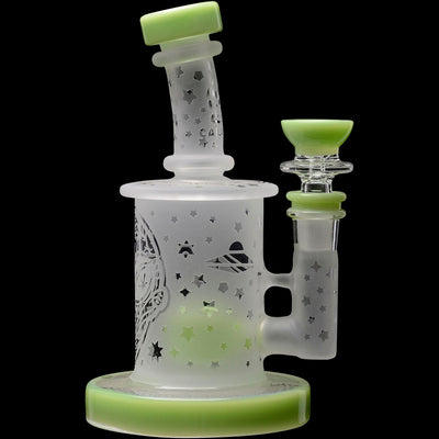 Calibear Sandblasted Flower Of Life Mini Can Bong - Headshop.com