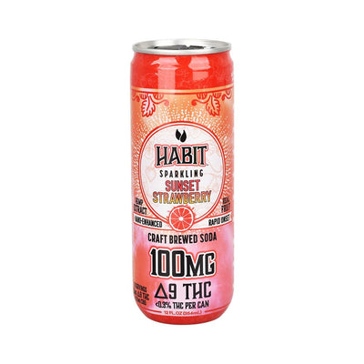 Habit D9 Sparkling Cooler | 12oz | 100mg | 12ct Box - Headshop.com