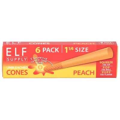 ELF Unbleached Flavor Pop Pre-Rolled Cones | 1 1/4 | 6pc | 20pk - Headshop.com