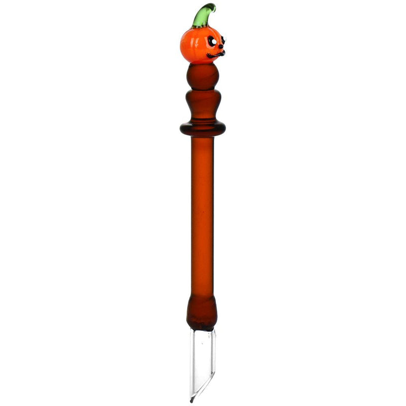 3CT BUNDLE - Uncanny Valley Halloween Assortment Scoop Tip Glass Dab Tools - 5.75" - Headshop.com