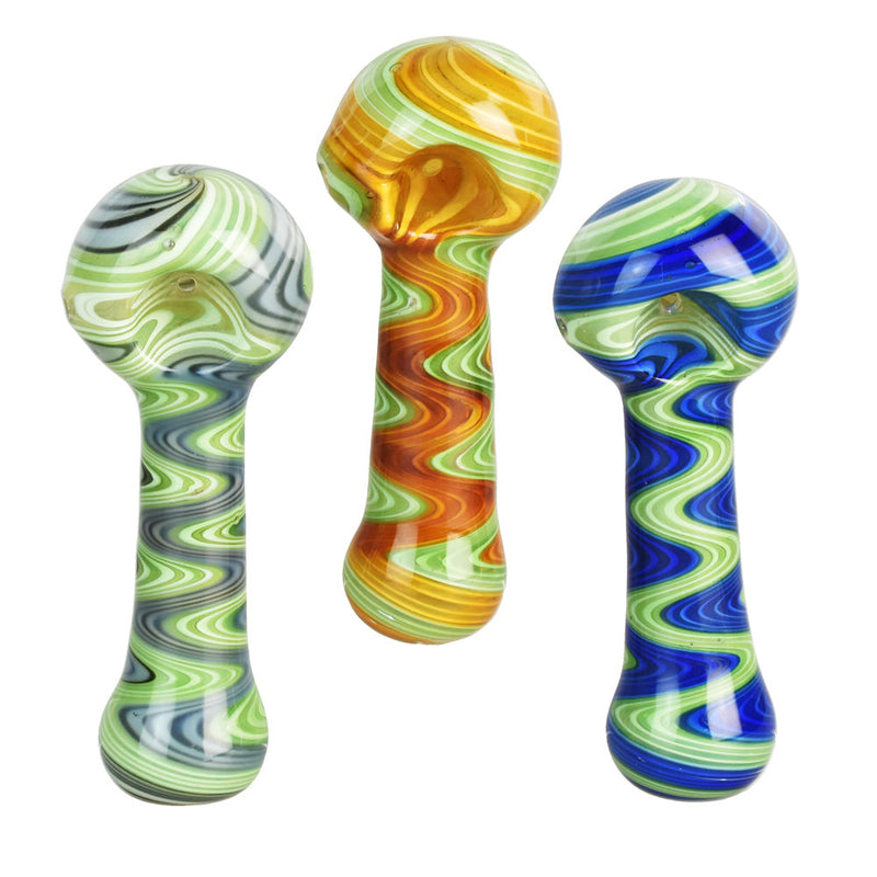 Mind Meld Wig Wag Spoon Pipe - 4.25"/Colors Vary - Headshop.com