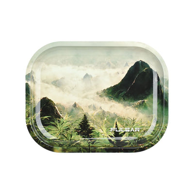 Pulsar Mini Metal Rolling Tray - Sacred Valley / 7"x5.5" - Headshop.com