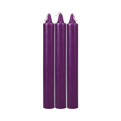 Japanese Drip Candles 3-Pack Purple