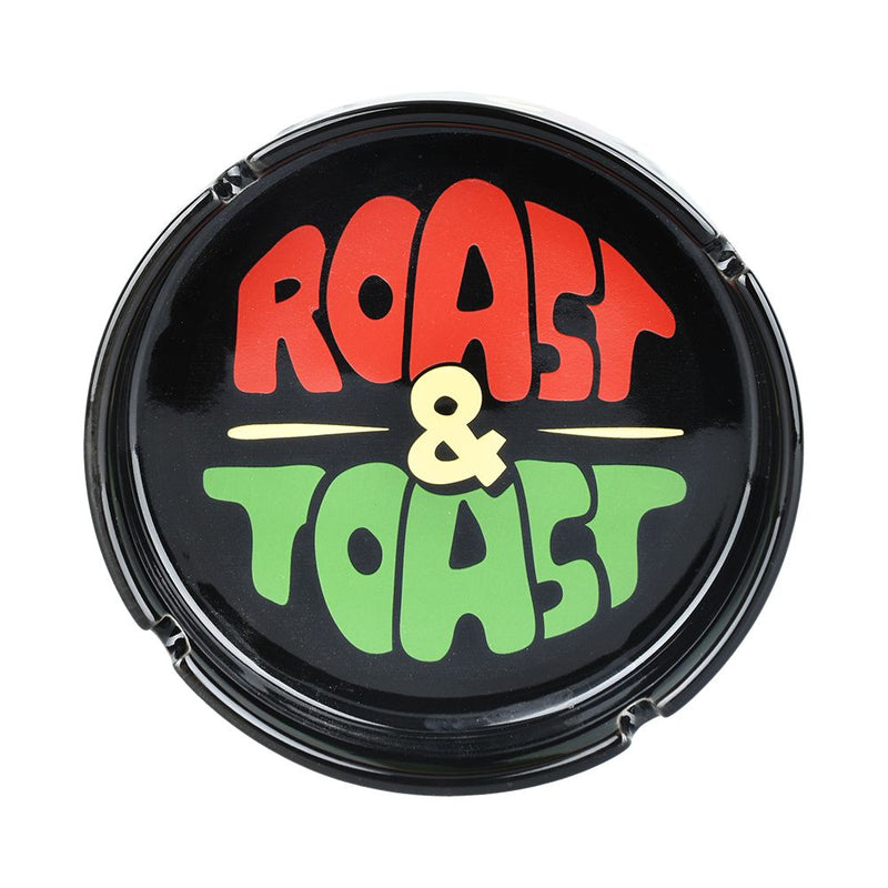 Roast and Toast Ceramic Ashtray - 6" - Headshop.com