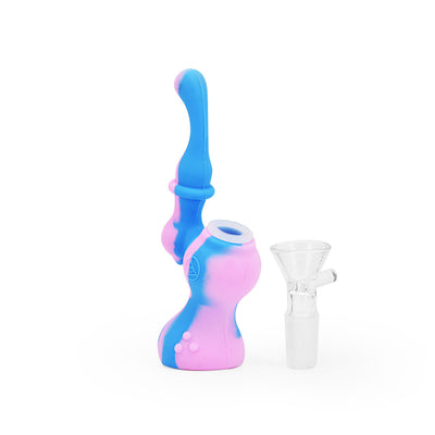 Ritual - 5'' Silicone Upright Bubbler - Cotton Candy - Headshop.com