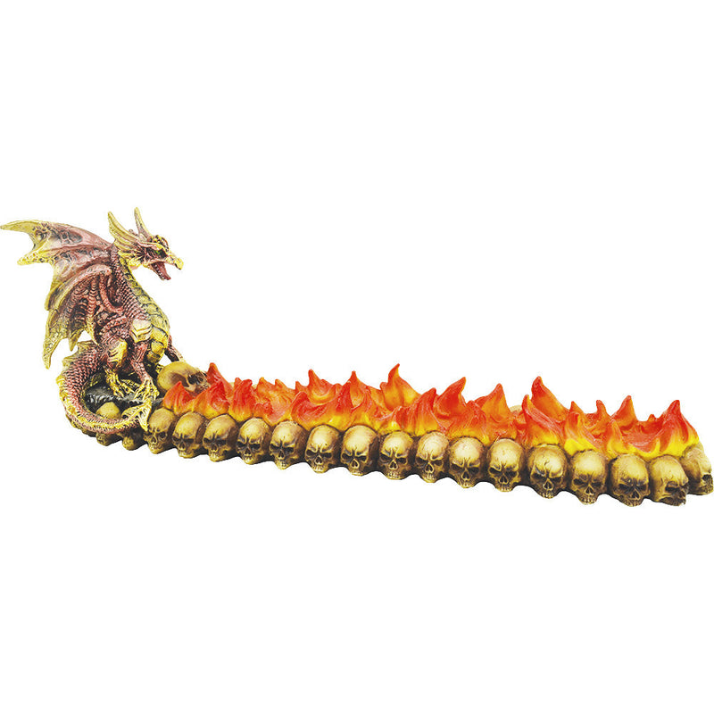 Fujima Red Dragon Stick Incense Burner - 11.5" - Headshop.com