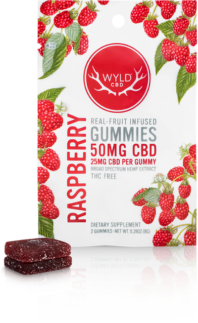 WYLD  CBD Real Fruit Infused CBD Gummies (50MG - 1000MG) - Headshop.com