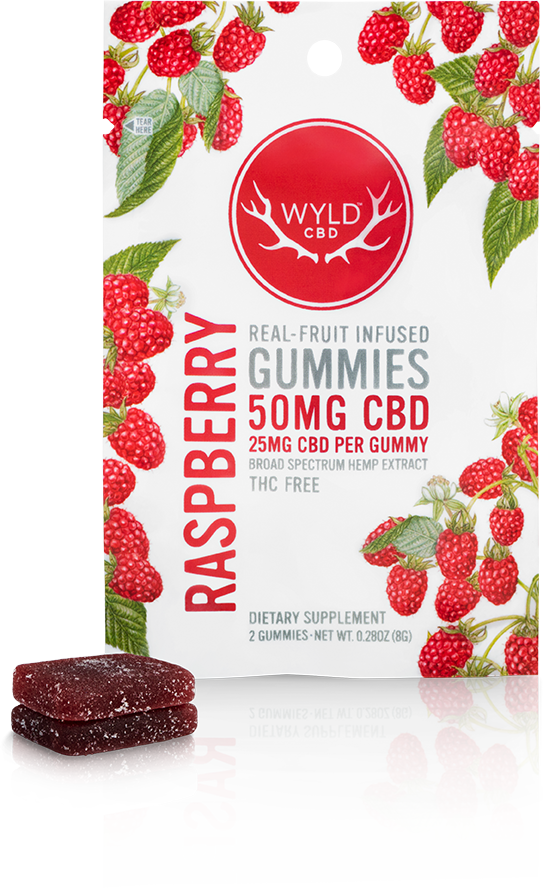 WYLD  CBD Real Fruit Infused CBD Gummies (50MG - 1000MG) - Headshop.com