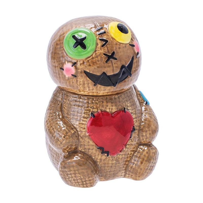 Fujima Voodoo Doll Ceramic Stash Jar - 4.5" - Headshop.com