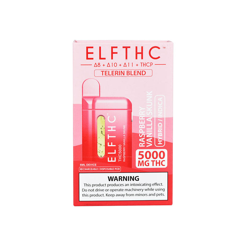 ELFTHC Telerin Blend D8 + D10 + D11 + THCP Disposable | 5mL | 5pc Display - Headshop.com